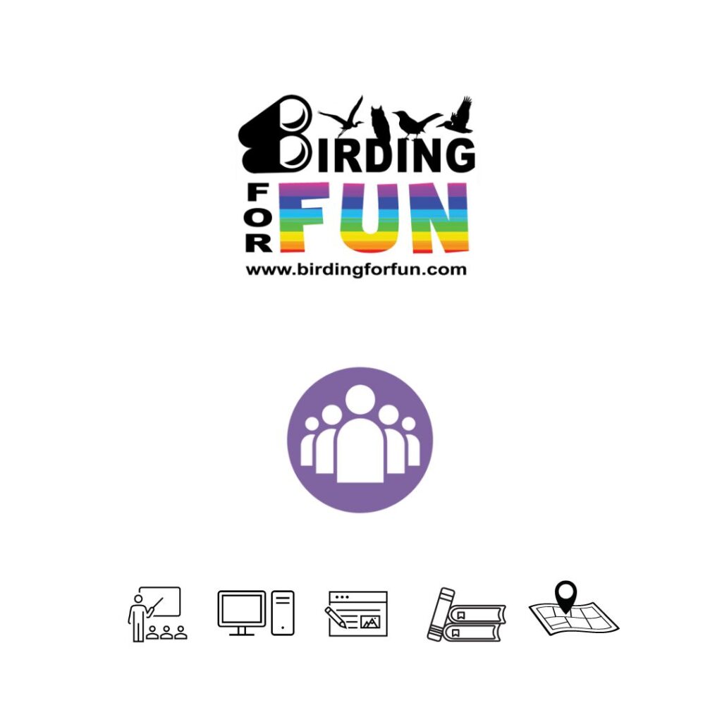 Birding for Fun is an organization offering guided birding and nature tours, classes and workshops, and family-friendly events that embrace the philosophy that nature should be accessible to everyone.